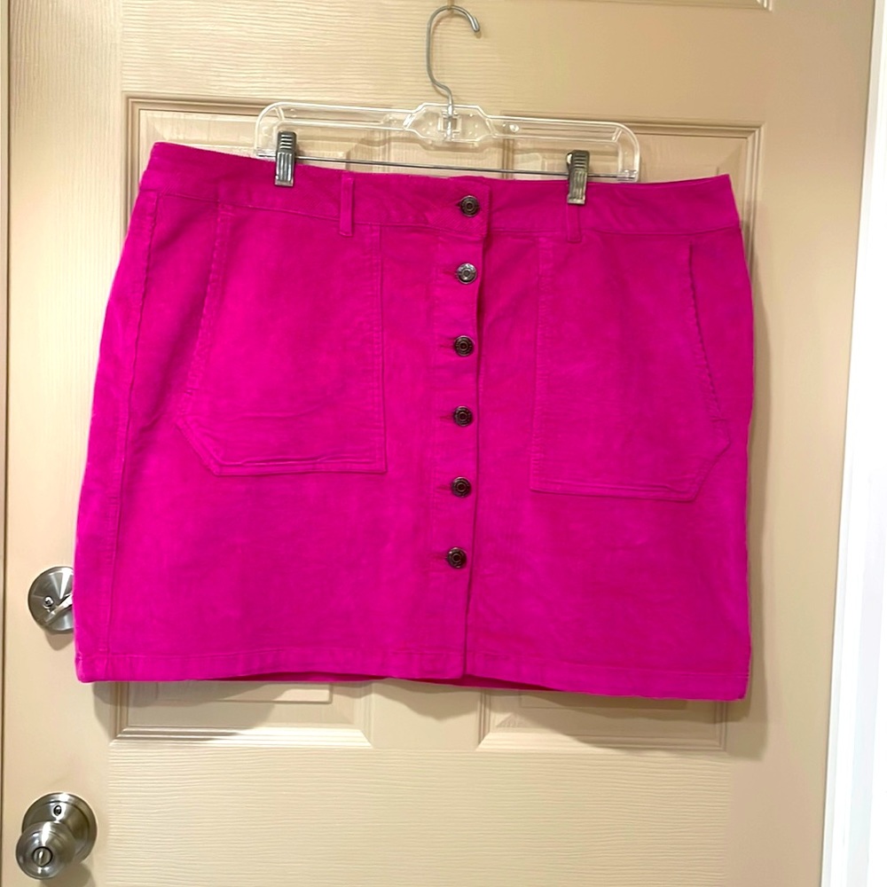 Wild Fable Pink Countrycore Festival Corduroy skirt -SZ 20W